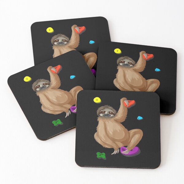 Item preview, Climbing Sloth Climber Lazy Bouldering designed and sold by maudean.