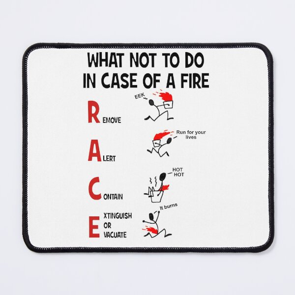 Item preview, What not to do in case of a fire designed and sold by beerman70.