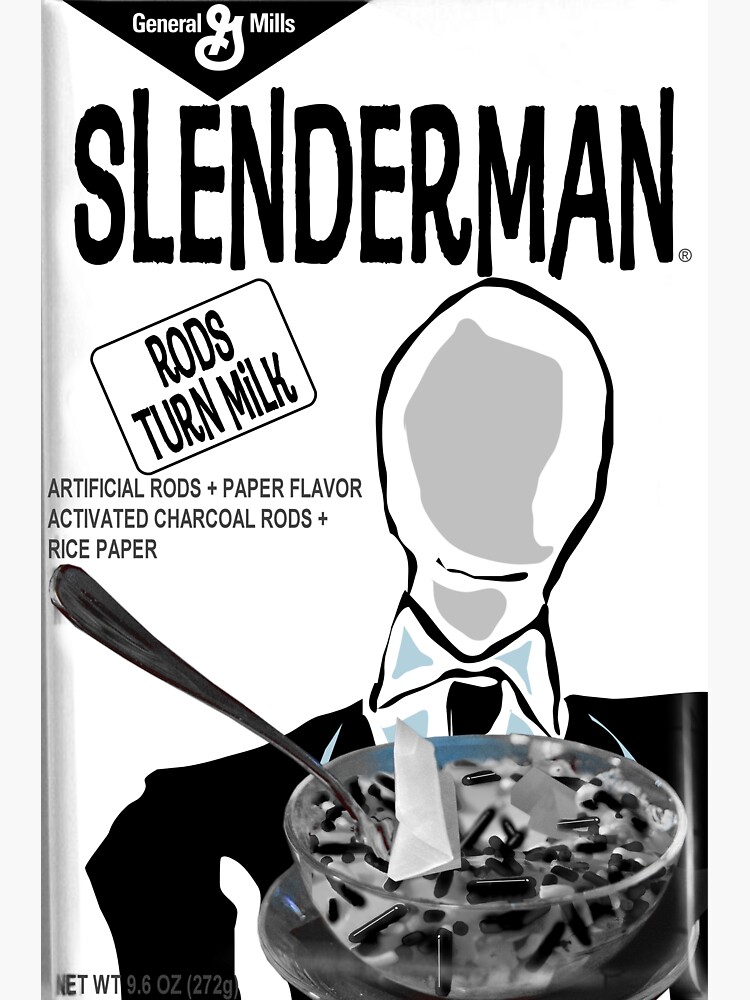 Thumbnail 3 of 3, Sticker, Slenderman Cereal designed and sold by stolendress.