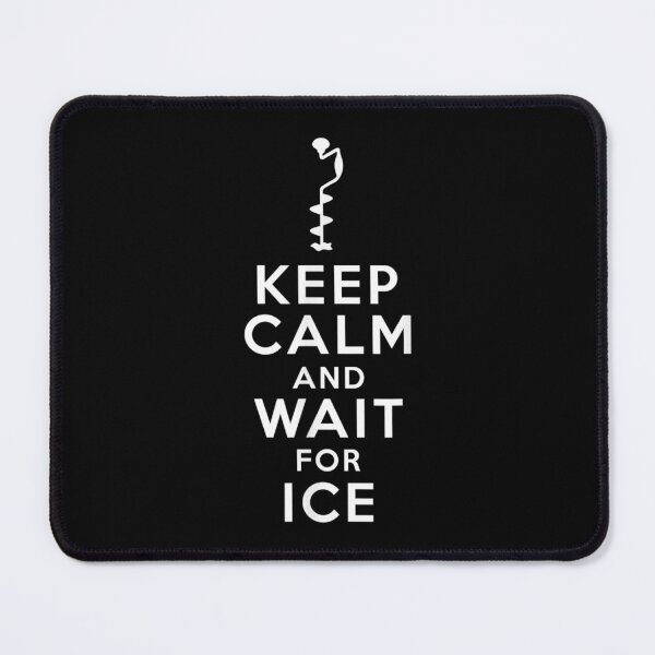 Item preview, Ice Fishing Keep Calm Ice Winter Fishing Gift designed and sold by angelata.