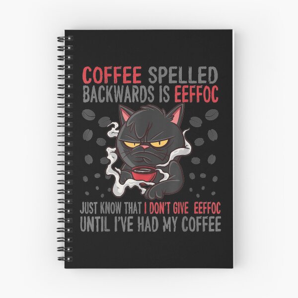 Item preview, Coffee Spelled Backwards Is Eeffoc Grumpy Cats Drink Coffee designed and sold by maudean.