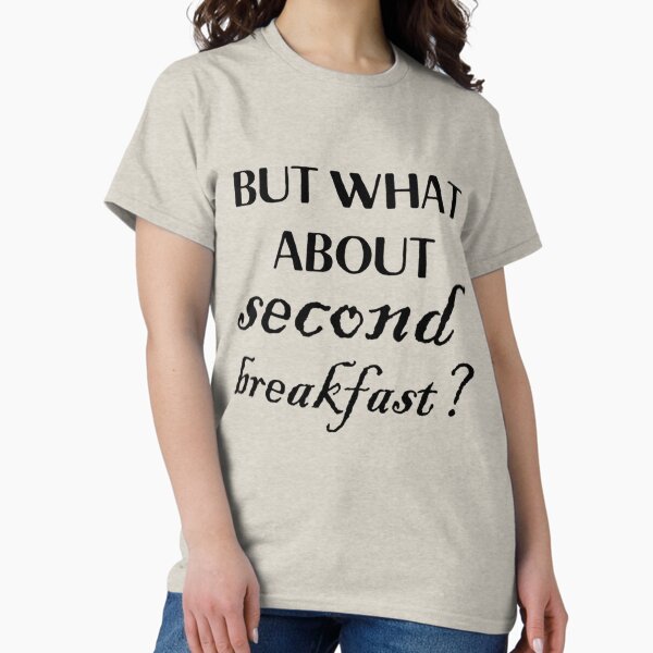 Vista previa del artículo con la obra «¿Pero qué pasa con el segundo desayuno?», diseñado y vendido por MayaxRose.