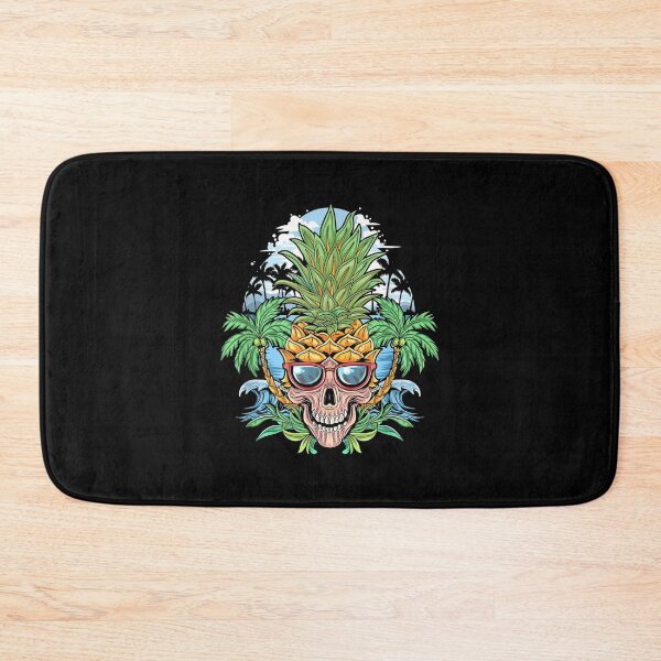 Item preview, Pineapple Skull Aloha Beaches Hawaiian Hawaii Goth designed and sold by angelata.
