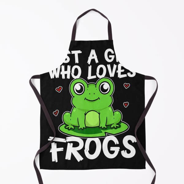 Item preview, Just A Girl Who Loves Frogs Cute Green Frog Costume designed and sold by ElesaFox.