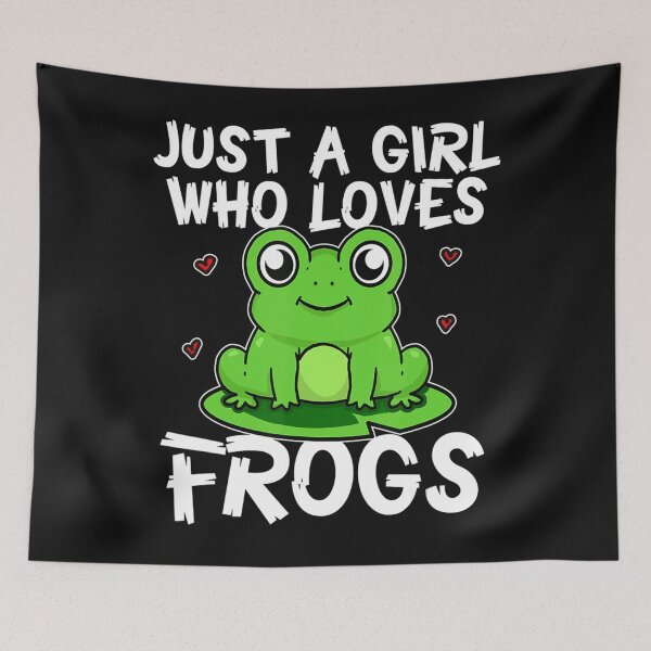 Item preview, Just A Girl Who Loves Frogs Cute Green Frog Costume  designed and sold by ElesaFox.