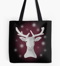 The Snowy Reindeer Tote Bag