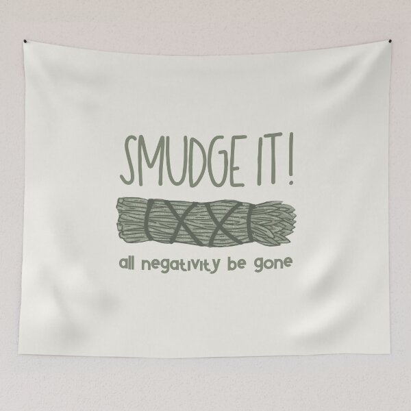Item preview, Smudge It! All Negativity Be Gone! designed and sold by GrimButterfly.