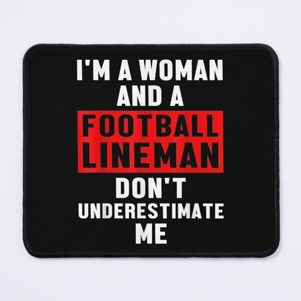 Item preview, Lineman Woman Offensive Defensive Player designed and sold by maudean.