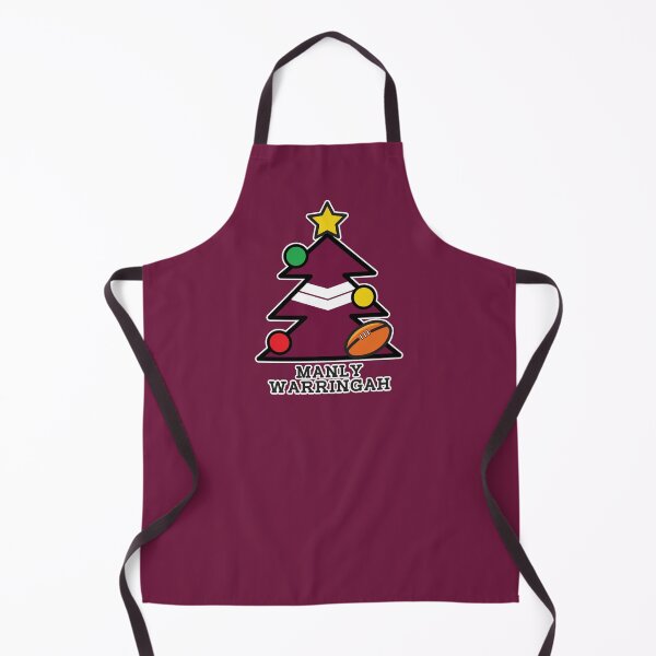 Item preview, “Merry Christmas Manly Warringah” Christmas gift idea, T Shirts, Leggings, Mask, Apron, Eco Bag, phone case designed and sold by Ink Inc.