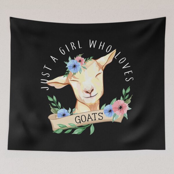Item preview, Just A Girl Who Loves Goats Farmer Women Goat  designed and sold by ElesaFox.