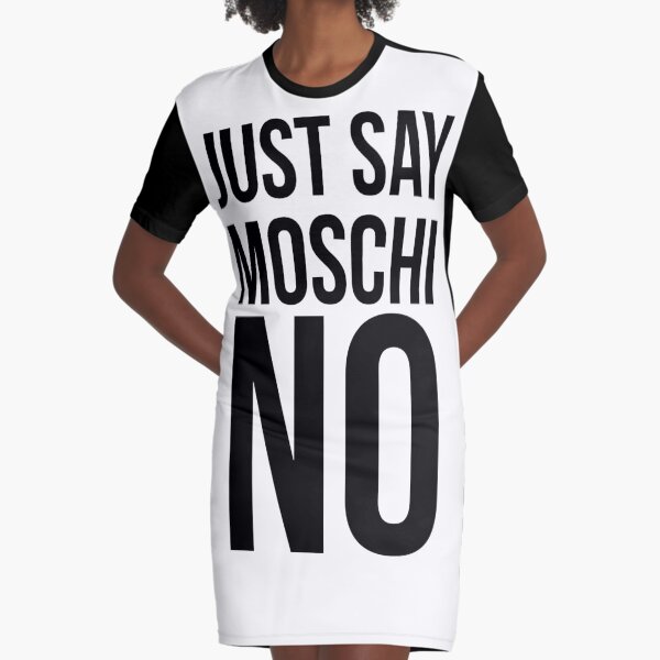 MOSCHINO - I JUST SAY MOSCHINO Graphic T-Shirt Dress
