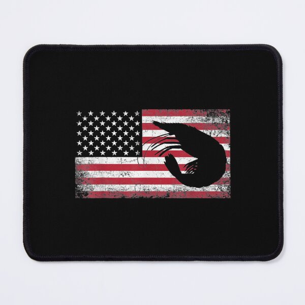 Item preview, Prawn Shrimp Seafood Fishing 4th Of July American Flag Usa designed and sold by maudean.