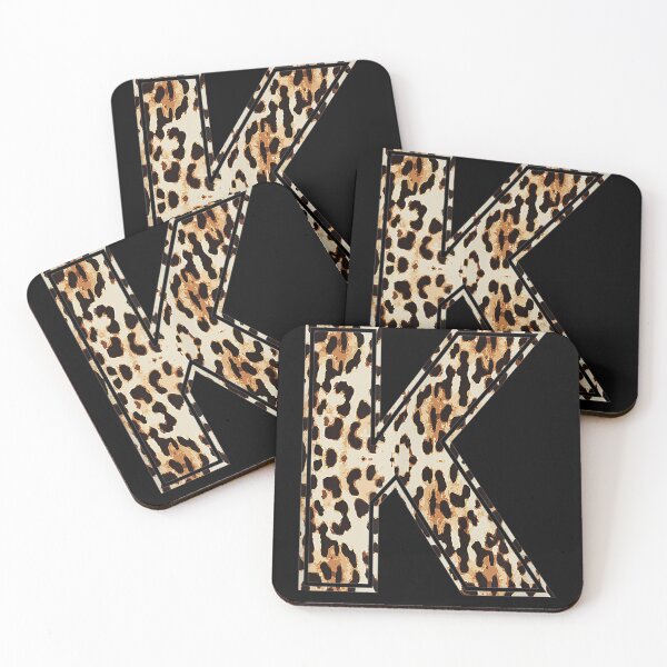 Item preview, Cool Letter K Initial Name Leopard Cheetah Print designed and sold by JacekshiAmra.