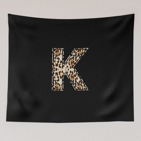 Item preview, Cool Letter K Initial Name Leopard Cheetah Print designed and sold by JacekshiAmra.