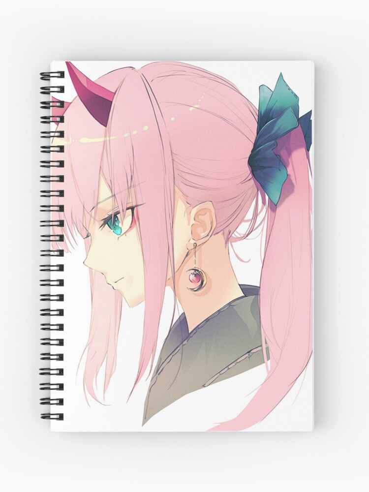 Waifu Material Anime Girl Hall Spiral Notebook