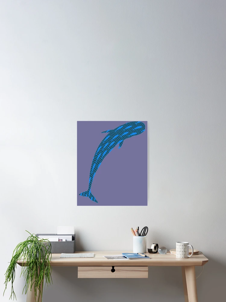Thumbnail 2 of 3, Poster, Whale Pattern   designed and sold by InkedClothes.
