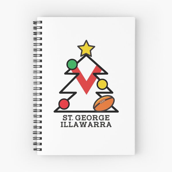 Item preview, “Merry Christmas St. George Illawarra” Christmas gift idea, T Shirts, Leggings, Mask, Apron, Eco Bag, phone case designed and sold by Ink Inc.