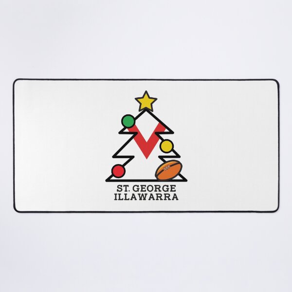 Item preview, “Merry Christmas St. George Illawarra” Christmas gift idea, T Shirts, Leggings, Mask, Apron, Eco Bag, phone case designed and sold by Ink Inc.