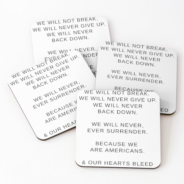 Item preview, We Will Never Surrender Patriot Quote designed and sold by AwakeApparel.