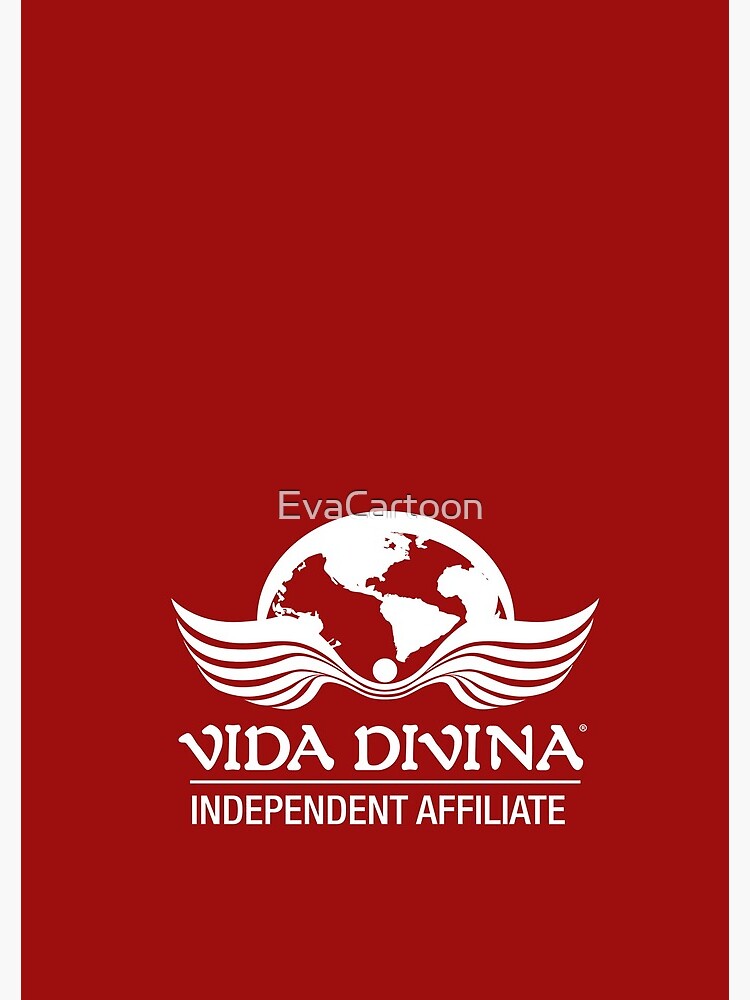 "Vida Divina White logo Order tshirt, Garment, Caps, Stickers" Spiral