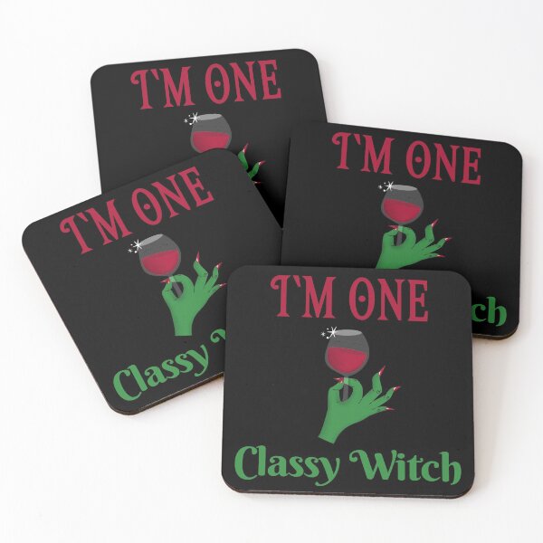 Item preview, I'm One Classy Witch designed and sold by SewnMemories.