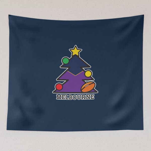 Item preview, “Merry Christmas Melbourne” Christmas gift idea, T Shirts, Leggings, Mask, Apron, Eco Bag, phone case designed and sold by Ink Inc.
