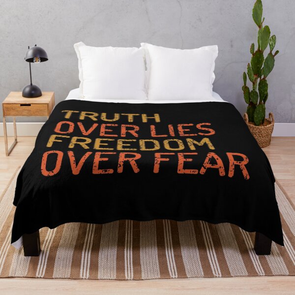 Item preview, Truth Over Lies Freedom Over Fear - freedom lovers gift idea designed and sold by ferdaousseshop.