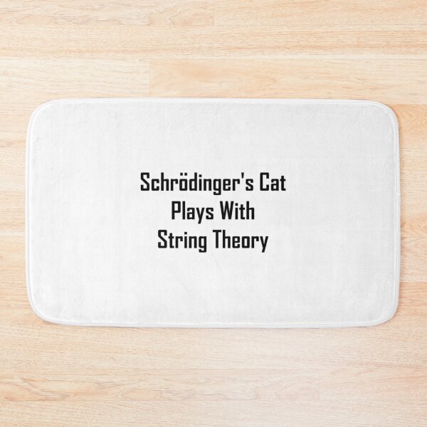 Item preview, Schrodingers Cat Plays With String Theory designed and sold by NgocTuong.