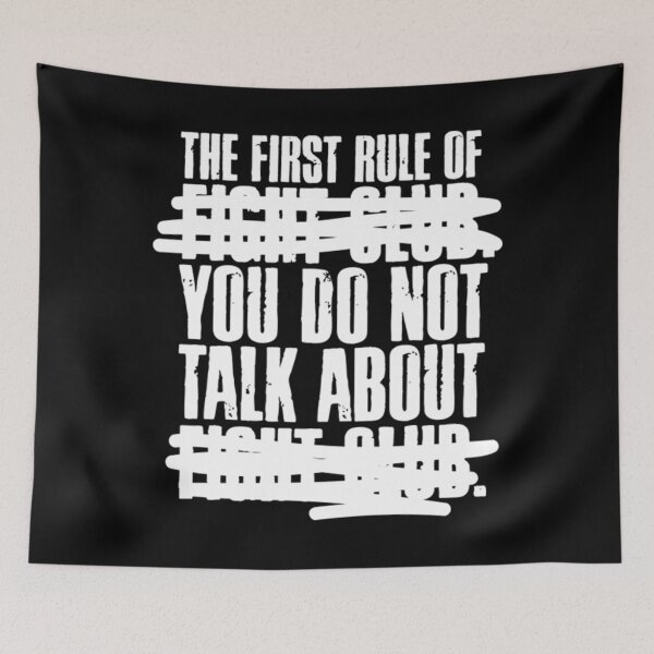 Item preview, Fight Club T-ShirtThe First Rule of Fight Club...  designed and sold by BepiFron.