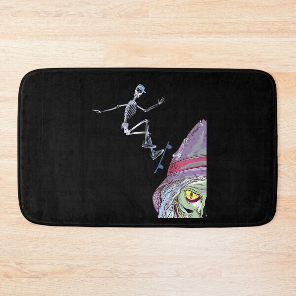 Item preview, Skateboarding Skeletons Skeleton Skater Halloween Skate on WItch  Gift Idea designed and sold by DKA-2ndBoy.