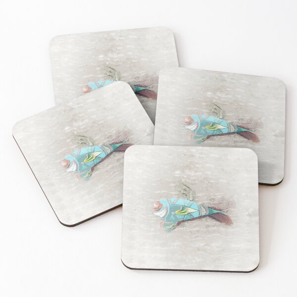 Item preview, Boho Fish 3 Coastal Design Style A Edited PHOTO of Wooden Fish Wall Decor designed and sold by Beachy.