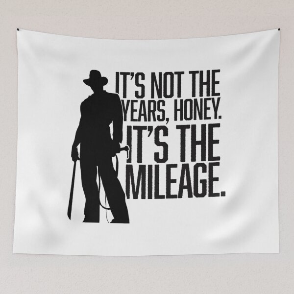 Item preview, Raiders Of The Lost Ark T-ShirtIt's not the years, honey. It's the mileage. designed and sold by BepiFron.