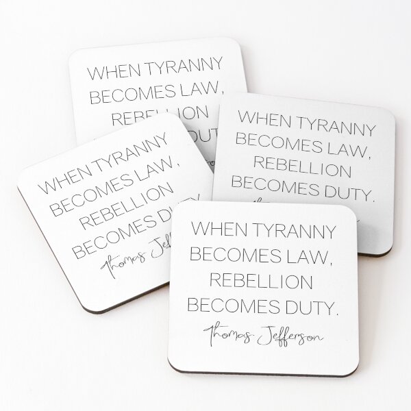 Item preview, Thomas Jefferson Quote designed and sold by AwakeApparel.