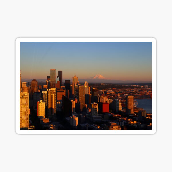 Seattle Skyline Sticker