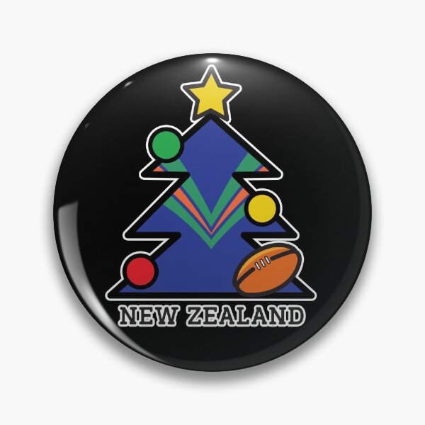 Artikelvorschau, „Merry Christmas New Zealand“ Weihnachtsgeschenkidee, T-Shirts, Leggings, Maske, Schürze, Öko-Tasche, Handyhülle entworfen und verkauft von Ink Inc.