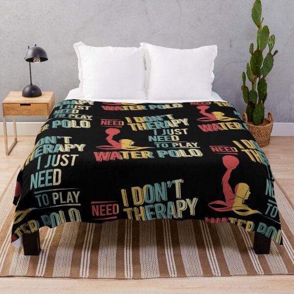 Item preview, I dont need therapy i just need to play Water polo vintage designed and sold by NgocLanDesign.
