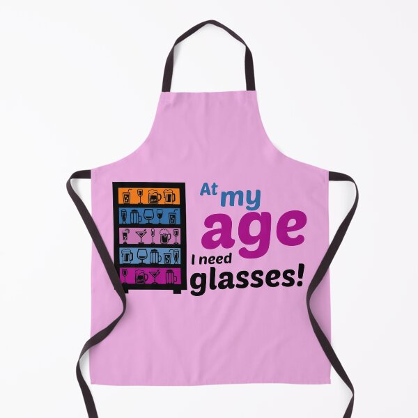 Item preview, At My Age I need Glasses ( Pink & Blue ) designed and sold by KittySSmith.