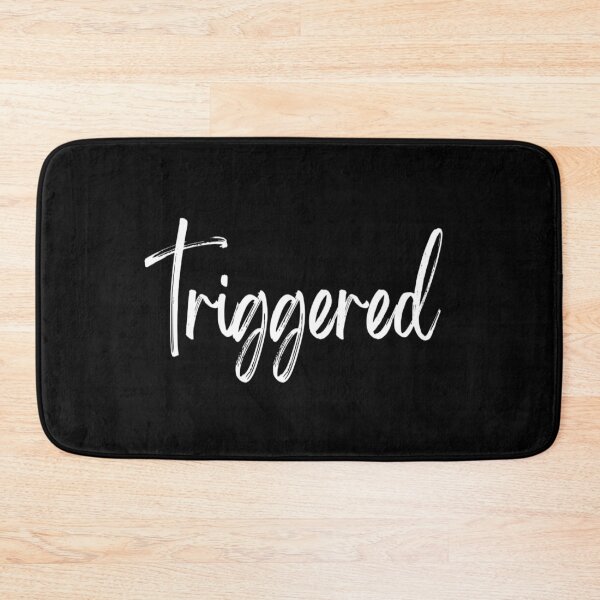 Item preview, Triggered Design in White Pen Font designed and sold by GlitterState.