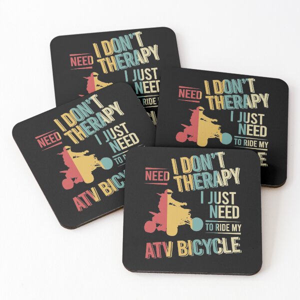 Item preview, I dont need therapy i just need to ride my ATV bicycle vintage designed and sold by NgocLanDesign.