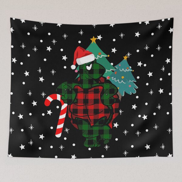 Item preview, Funny Christmas Turtle with Snowflakes designed and sold by YOYOCollection.