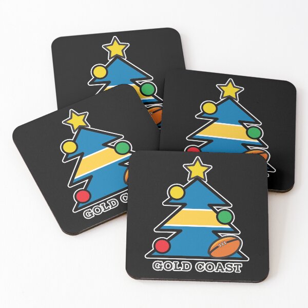Item preview, “Merry Christmas Gold Coast” Christmas gift idea, T Shirts, Leggings, Mask, Apron, Eco Bag, phone case designed and sold by Ink Inc.
