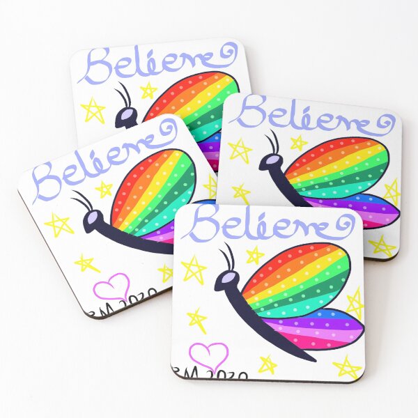 Item preview, BELIEVE designed and sold by RainbowMoshoArt.