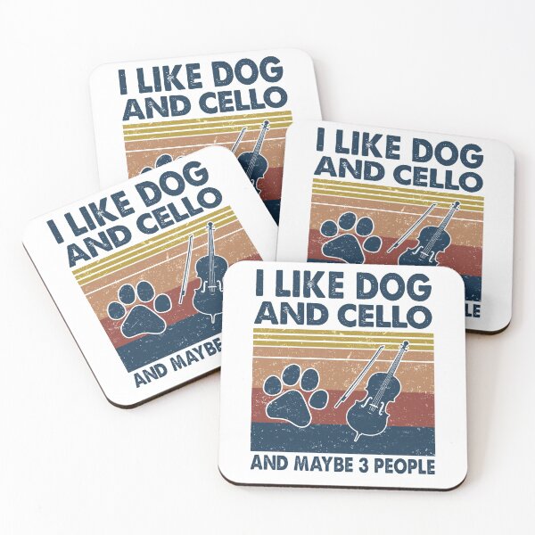 Item preview, I like Dog and Cello and maybe 3 people designed and sold by NgocLanDesign.