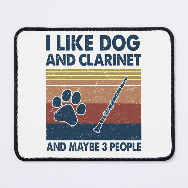 Item preview, I like Dog and Clarinet and maybe 3 people designed and sold by NgocLanDesign.