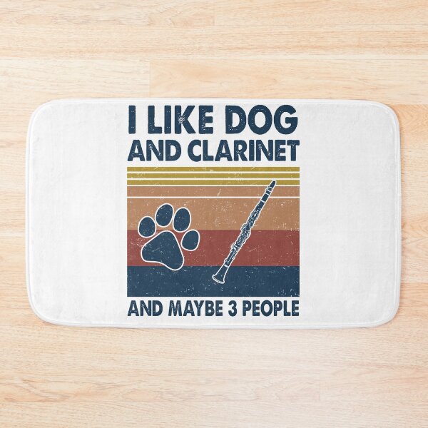 Item preview, I like Dog and Clarinet and maybe 3 people designed and sold by NgocLanDesign.