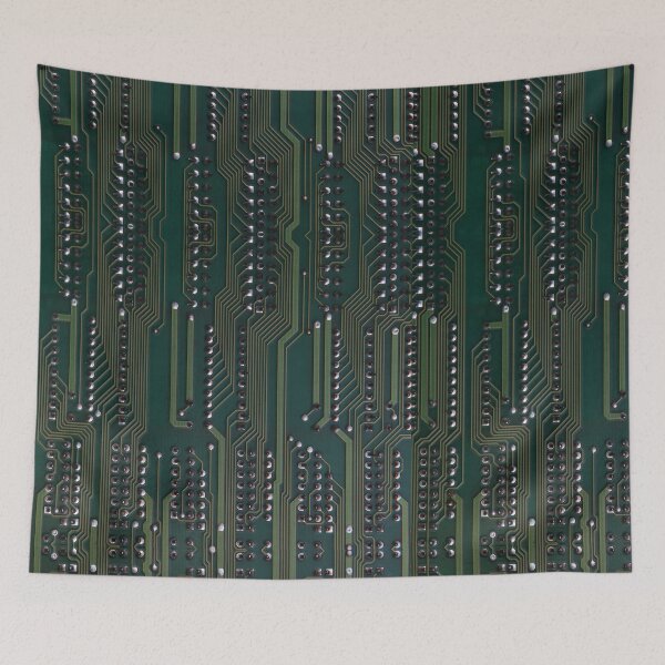 Item preview, Green Computer Circuit Board Unisex Adult Fun Cool 3D Print Colorful Athletic Sport Novelty Crew Tube Socks designed and sold by Dr.YesOrNo.
