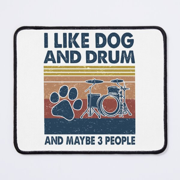 Item preview, I like Dog and Drum and maybe 3 people designed and sold by NgocLanDesign.