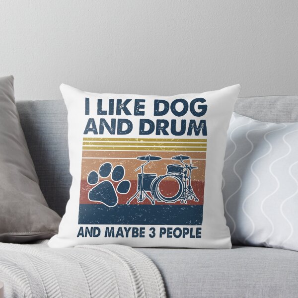 Item preview, I like Dog and Drum and maybe 3 people designed and sold by NgocLanDesign.