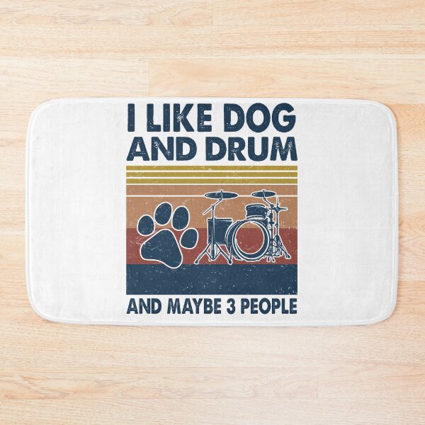 Item preview, I like Dog and Drum and maybe 3 people designed and sold by NgocLanDesign.