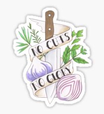 No Cuts No Glory Sticker